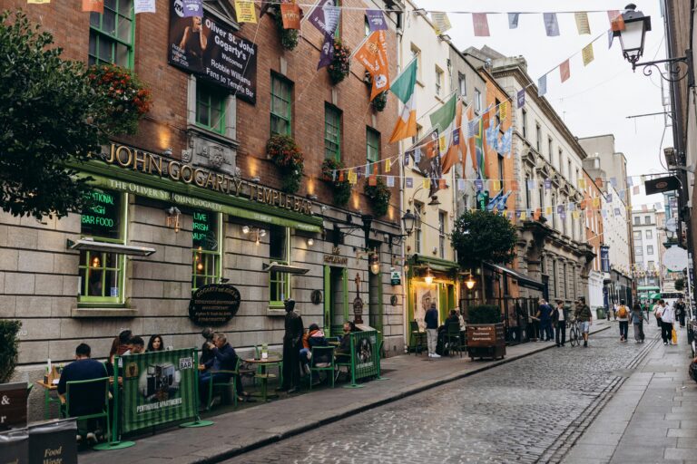 Vista de Dublín, capital de Irlanda, destino para estudiar después de la ESO
