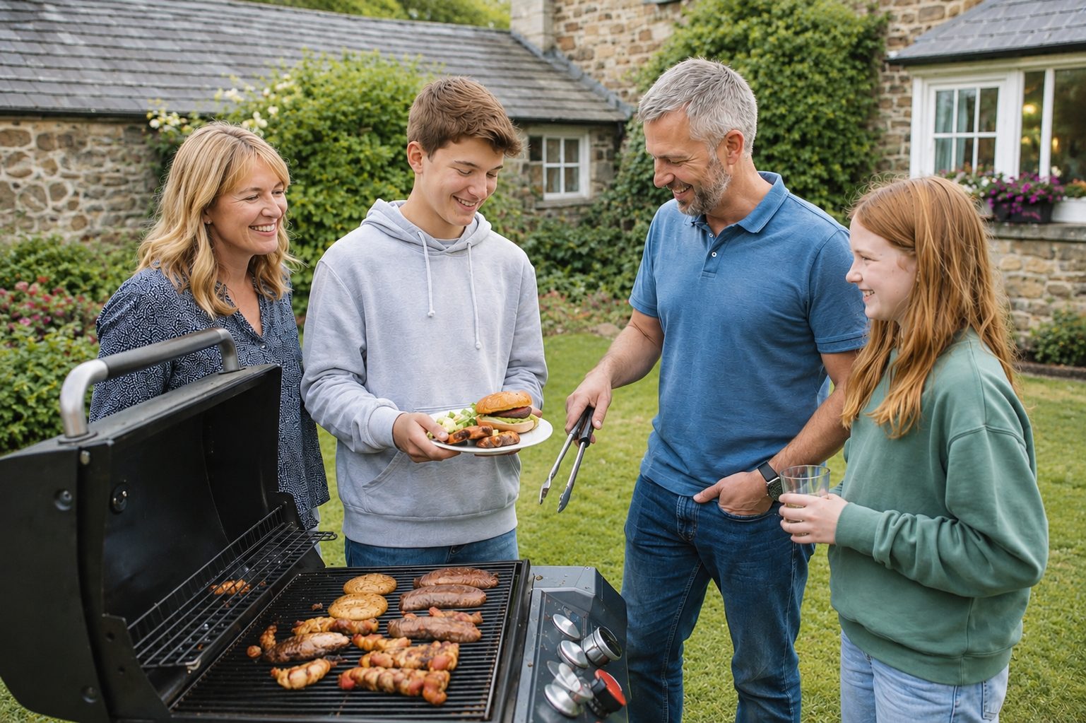 Estudiante de MUNDI Education cocinando con su familia anfitriona en Irlanda